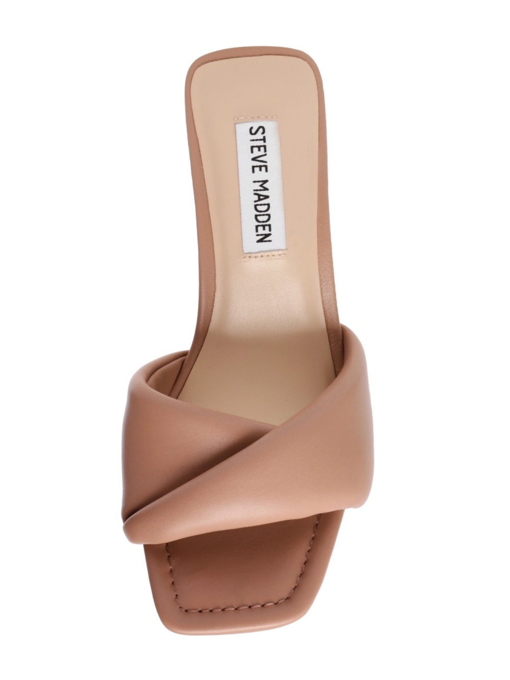 Steve Madden Thai Slip-On Heeled Sandals Camel Tan Women’s Size 8